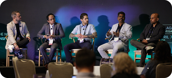 Panel discussion with six speakers